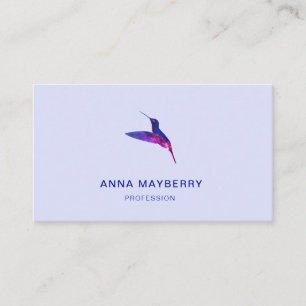 Carte De Visite Colibri pourpre