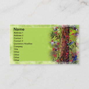 Carte De Visite Colibris