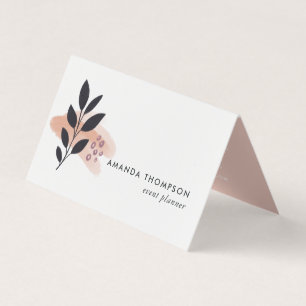 Carte De Visite Collage de pinceaux tendance Ajouter logo