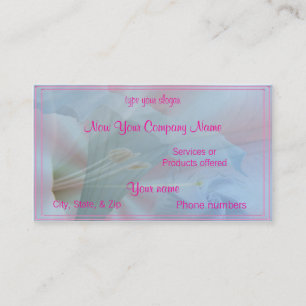 Carte De Visite Collage-personnaliser de Moonflower