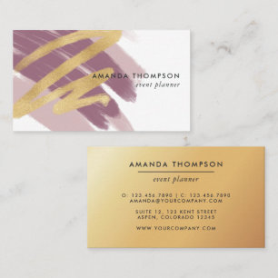 Carte de visite Collage Traits Tendance