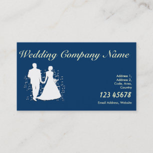 Carte De Visite Collection de thème d'affaires de wedding planner