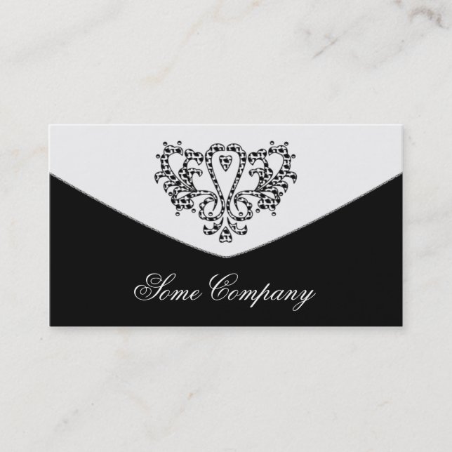 Carte De Visite Collection d'enveloppes Damask (Devant)