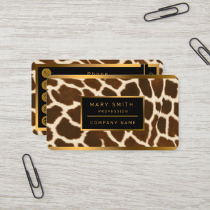 Carte De Visite Collection en cuir tendance et élégante Vache Faux