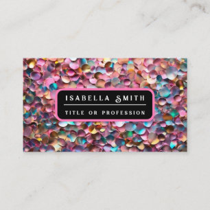 Carte De Visite Collection Holographique Opal Parties scintillant 