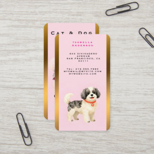 Carte De Visite Collection moderne de toilettage de chien personna