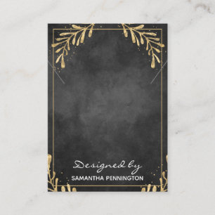 Carte De Visite Collier Display Faux Foil Foil