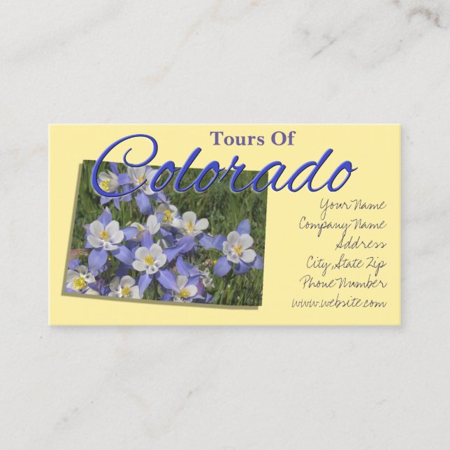 CARTE DE VISITE - COLORADO (Devant)