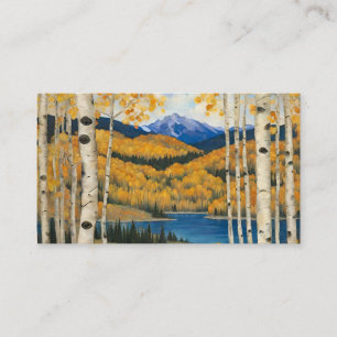 Carte De Visite Colorado Aspens