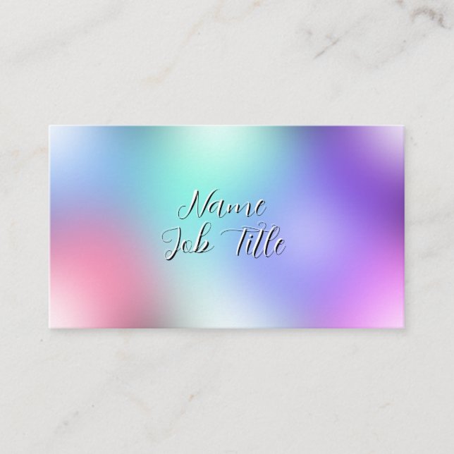 Carte De Visite Colorful Background (Devant)