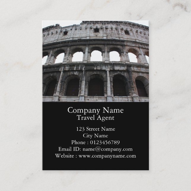Carte De Visite Colosseum romain (Devant)