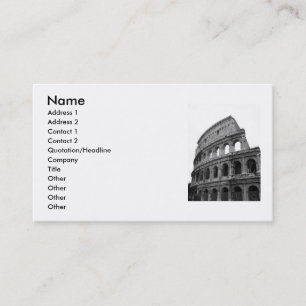 Carte de visite Colossuem