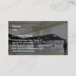 Carte De Visite Combattant de discrétion d'avion