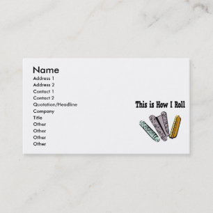 Carte De Visite Comment je pose du papier peint