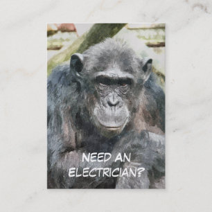 CARTE DE VISITE COMMERCE ÉLECTRICIEN