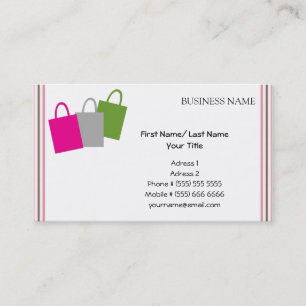 Carte de visite commercial