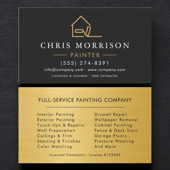 Carte De Visite Commercial Painter (Créateur téléchargé)