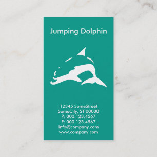 Carte De Visite compagnie de dauphins sur mesure
