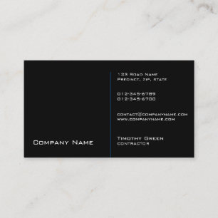 Carte De Visite Compétences commerciales en construction des entre
