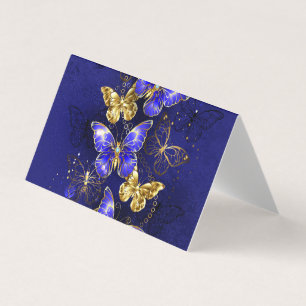 Carte De Visite Composition avec les papillons Sapphire