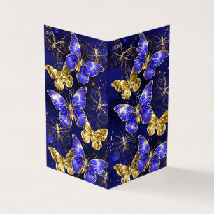 Carte De Visite Composition avec papillons Sapphire