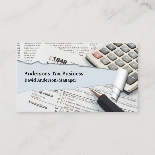 Carte de visite comptable (Devant)
