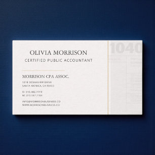 Carte De Visite Comptable Agréé Professionnel