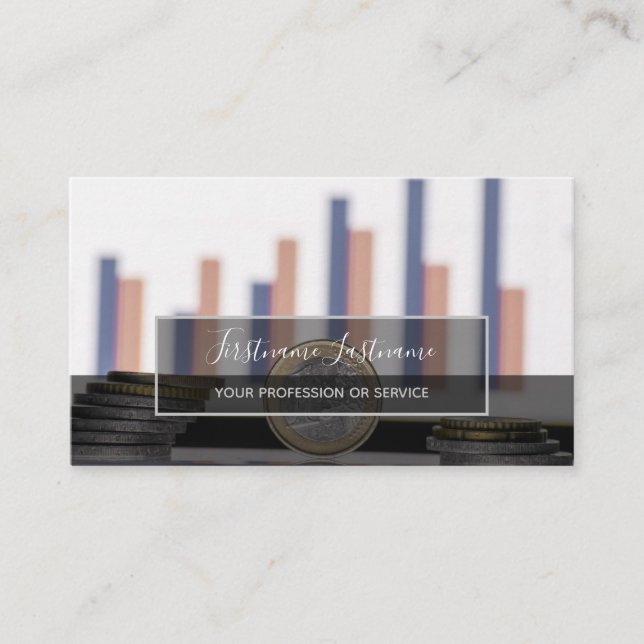 Carte De Visite Comptable fiscal et experts financiers en devises  (Devant)
