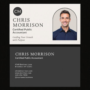 Carte De Visite Comptable professionnel CPA Préparateur de déclara