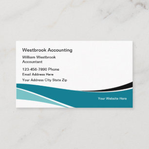 Carte De Visite Comptable professionnel moderne