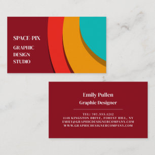 Carte De Visite Concept moderne, Graphiste
