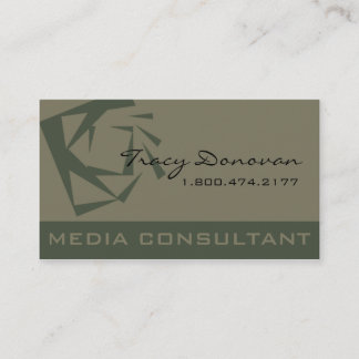 Carte De Visite Concepteur à la mode mousse de consultant en