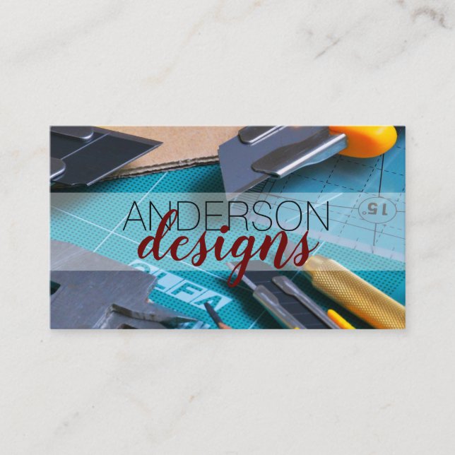 Carte De Visite Concepteur | Architecte | Créateur de contenu (Devant)