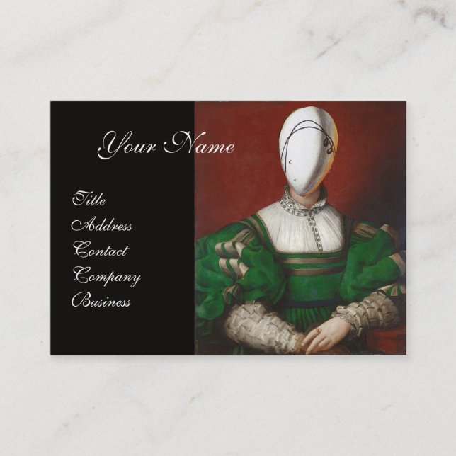 CARTE DE VISITE CONCEPTEUR DE COSTUME THÉATRIQUE MODE RENAISSANCE (Devant)