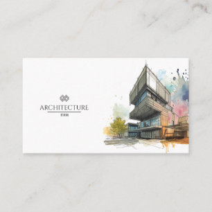 Carte De Visite Concepteur de marque de constructeur d'architecte 