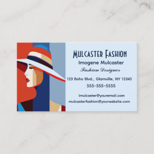 Carte De Visite Concepteur de mode modifiable