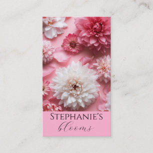 Carte De Visite Concepteur floral fleuriste élégant