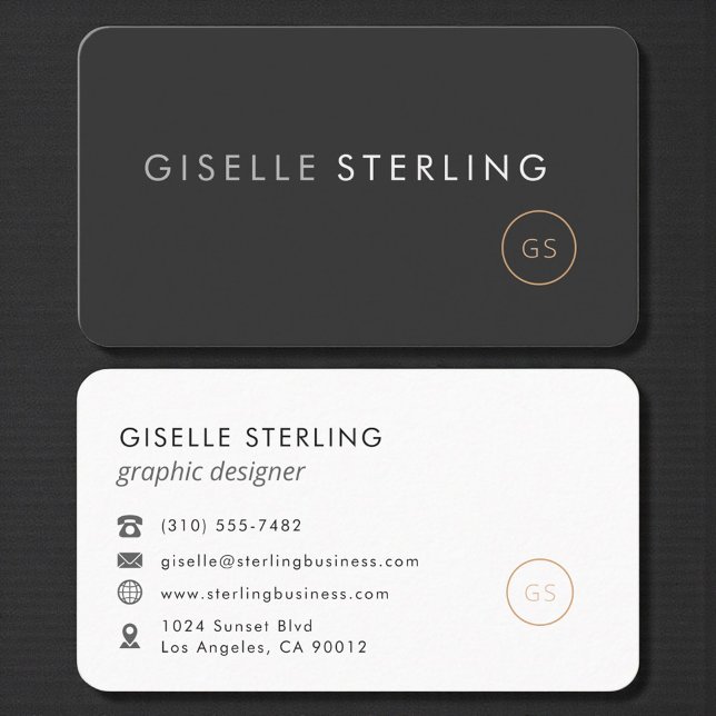 Carte De Visite Concepteur Graphique Professionnel (Créateur téléchargé)