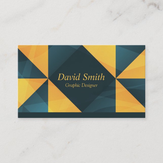 Carte De Visite Concepteur graphique professionnel de classe (Devant)