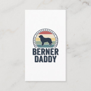 Carte De Visite Conception de chemise vectorielle Berner Daddy Vin
