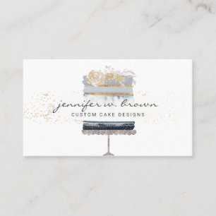 Carte De Visite Conception de gâteaux Boulangerie Pâtisserie Café