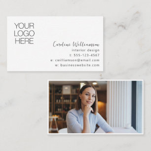 Carte De Visite Conception de logo minimaliste Photographe Designe