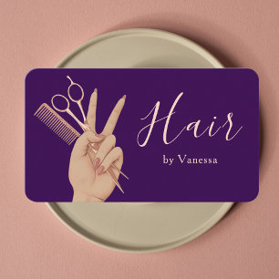 Carte De Visite Conception de marque de salon de luxe Coiffeur Coi