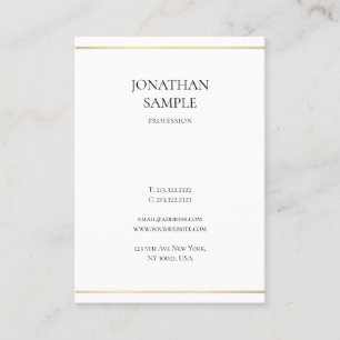 Carte De Visite Conception de professionnel créatif moderne minima