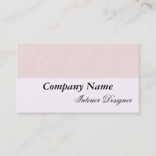 Carte De Visite Conception de roue rose