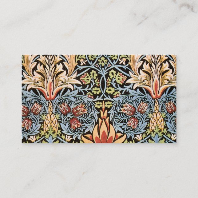 Carte De Visite Conception de William Morris Snakeshead (Devant)