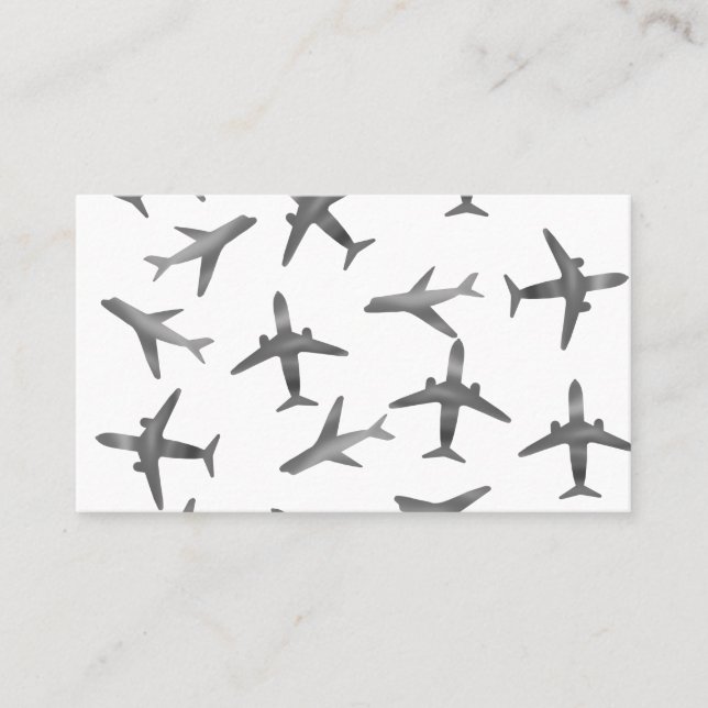 Carte De Visite Conception des avions ou des aéronefs (Devant)