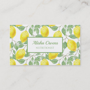 Carte De Visite Conception des fruits