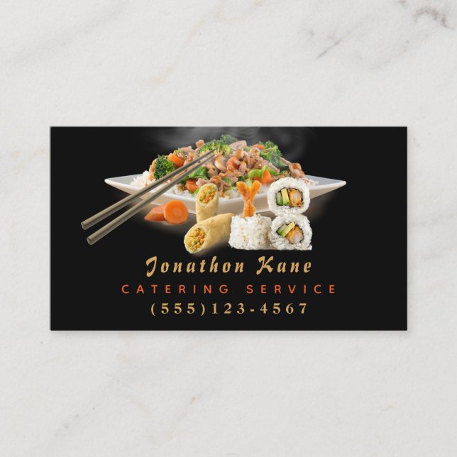 Carte De Visite Conception des plaques alimentaires Restauration S (Devant)