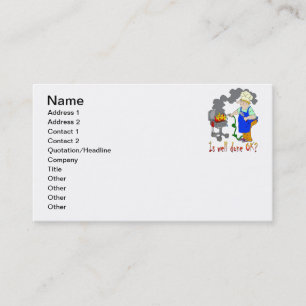 Carte De Visite Conception drôle de barbecue - est bien fait